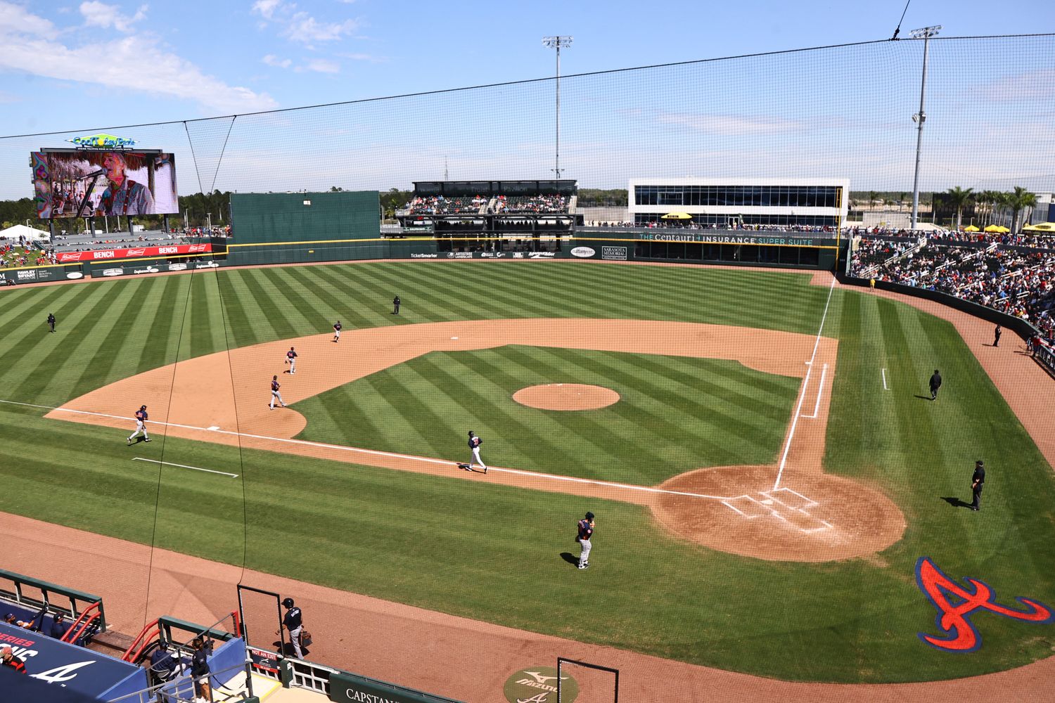 Mar 15, 2023; North Port, Florida, USA; A general view of CoolToday Park as the Atlanta Braves play the Houston Astros.